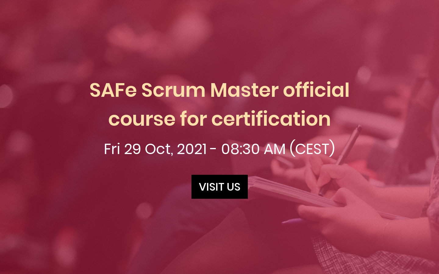 SAFe Scrum Master Official Course For Certification